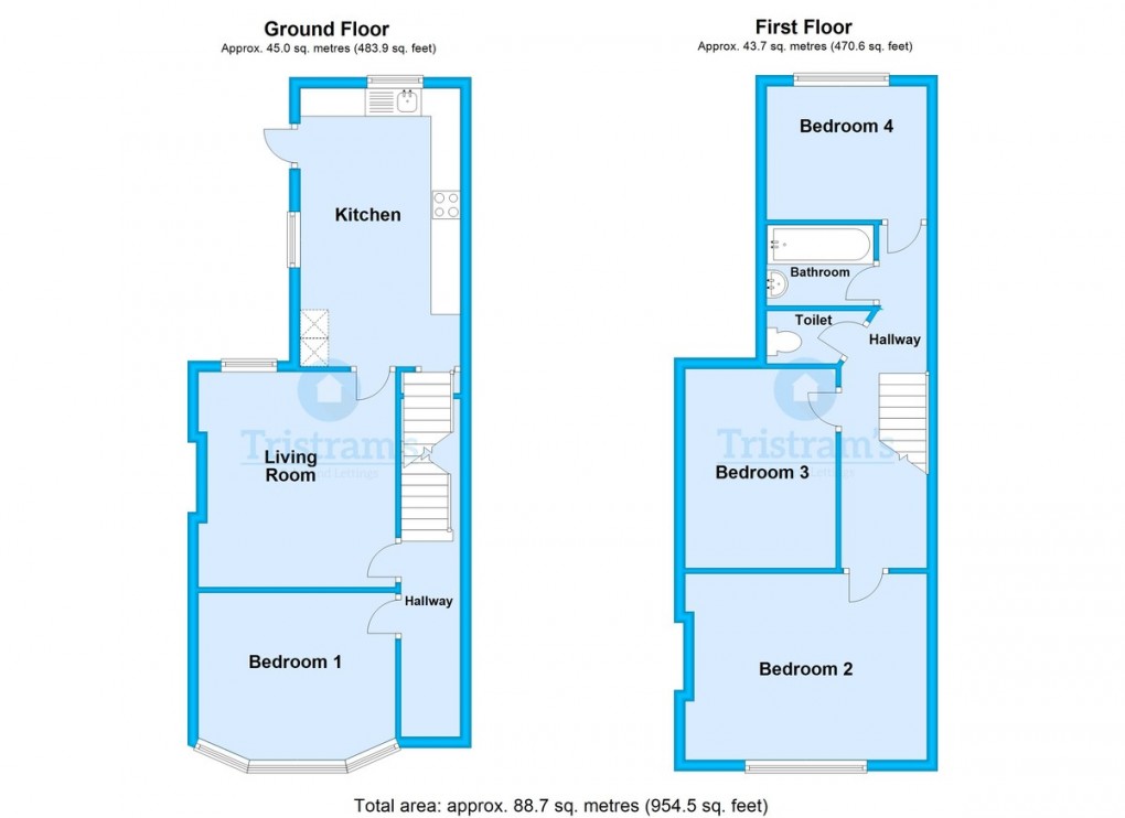 Floorplan for Lenton Boulevard, Lenton