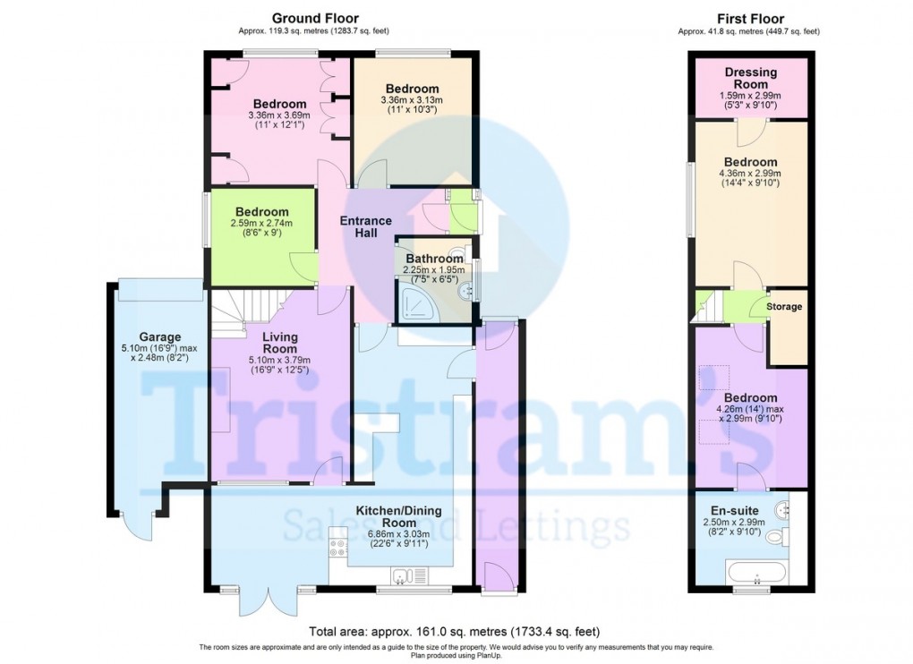 Floorplan for Highfield Road, Nuthall