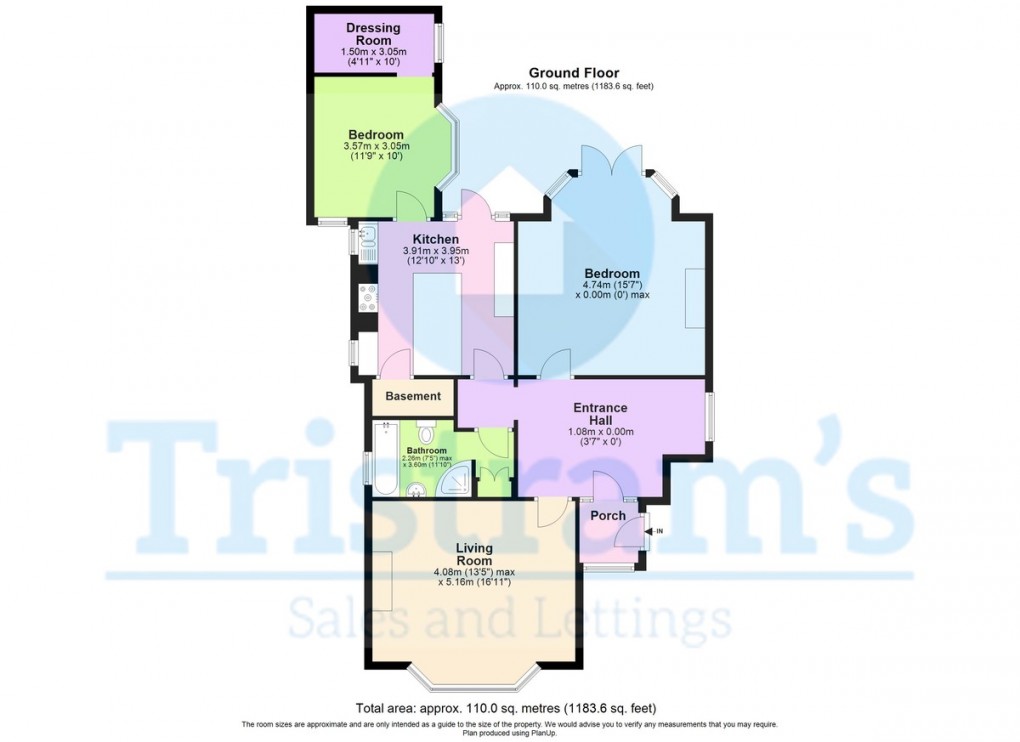 Floorplan for Thorncliffe Road, Nottingham