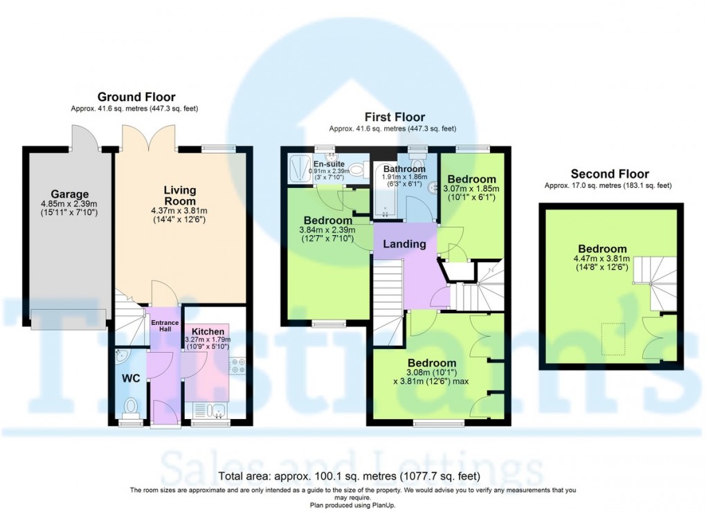 Floorplan for Ryan Court, Nottingham