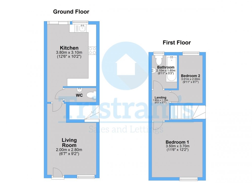 Floorplan for Pacific Way, Derby