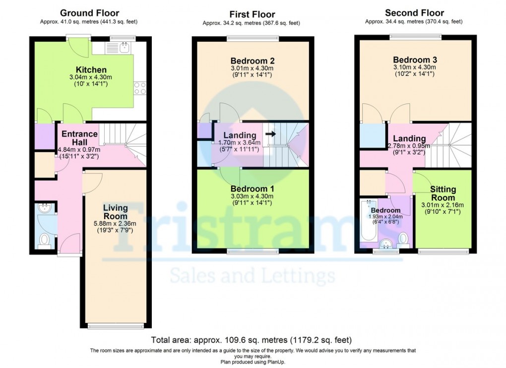 Floorplan for Truman Close, City Centre