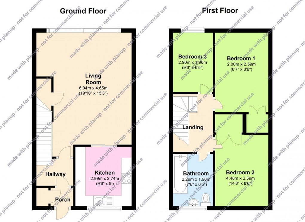 Floorplan for Nearsby Drive, West Bridgford