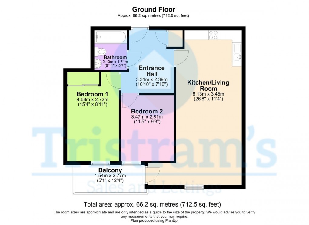 Floorplan for The Hicking Building, Nottingham