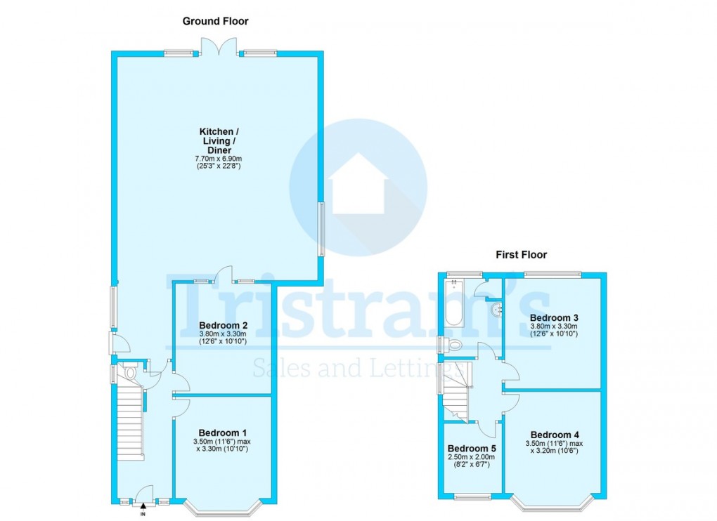 Floorplan for Brendon Road, Wollaton