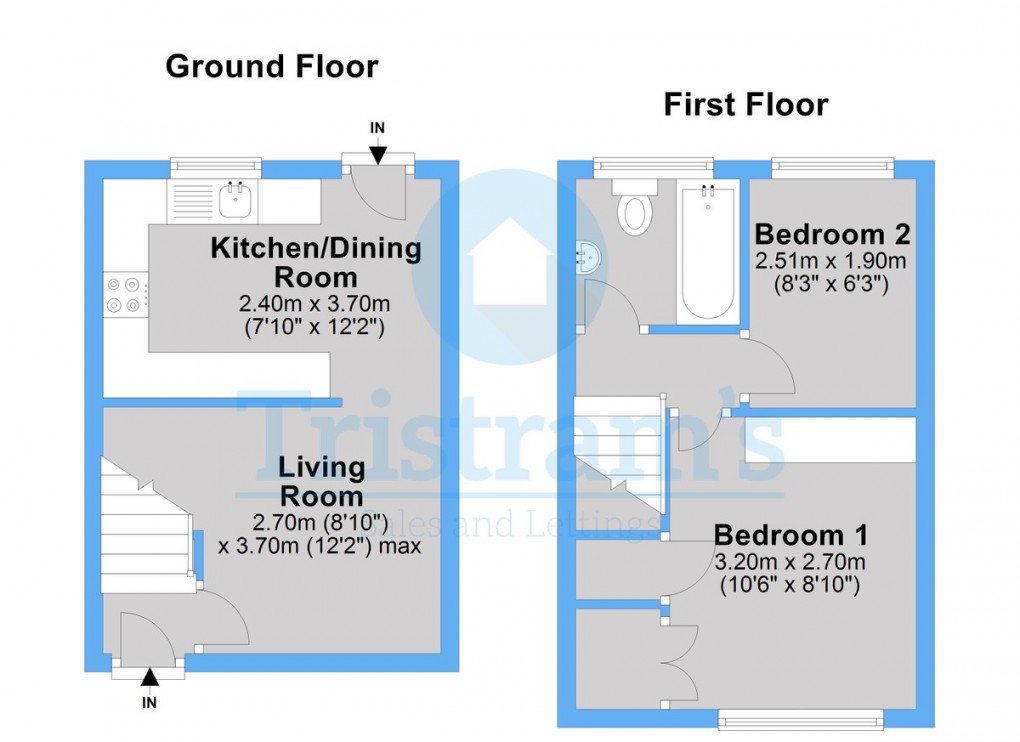 Floorplan for Braddock Close, Lenton