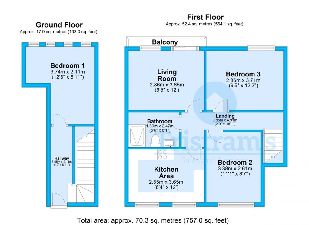 Floorplan for Loughborough Road, West Bridgford