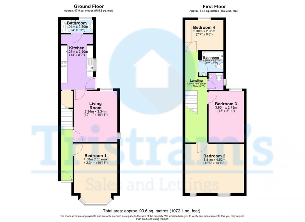 Floorplan for Peveril Road, Beeston