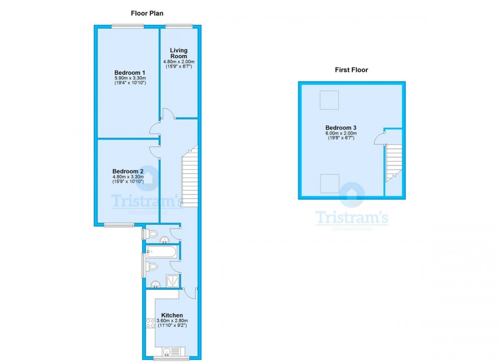 Floorplan for High Road, Beeston