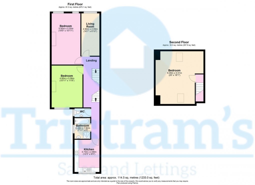 Floorplan for High Road, Beeston