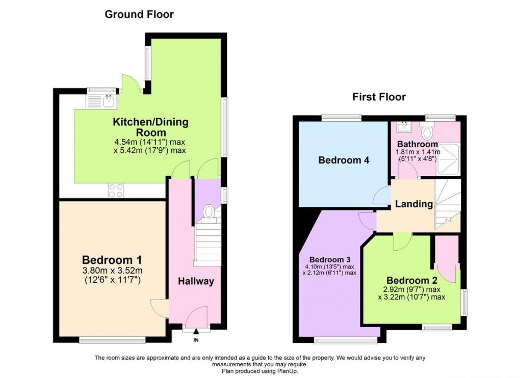 Floorplan for Beeston Road, Dunkirk