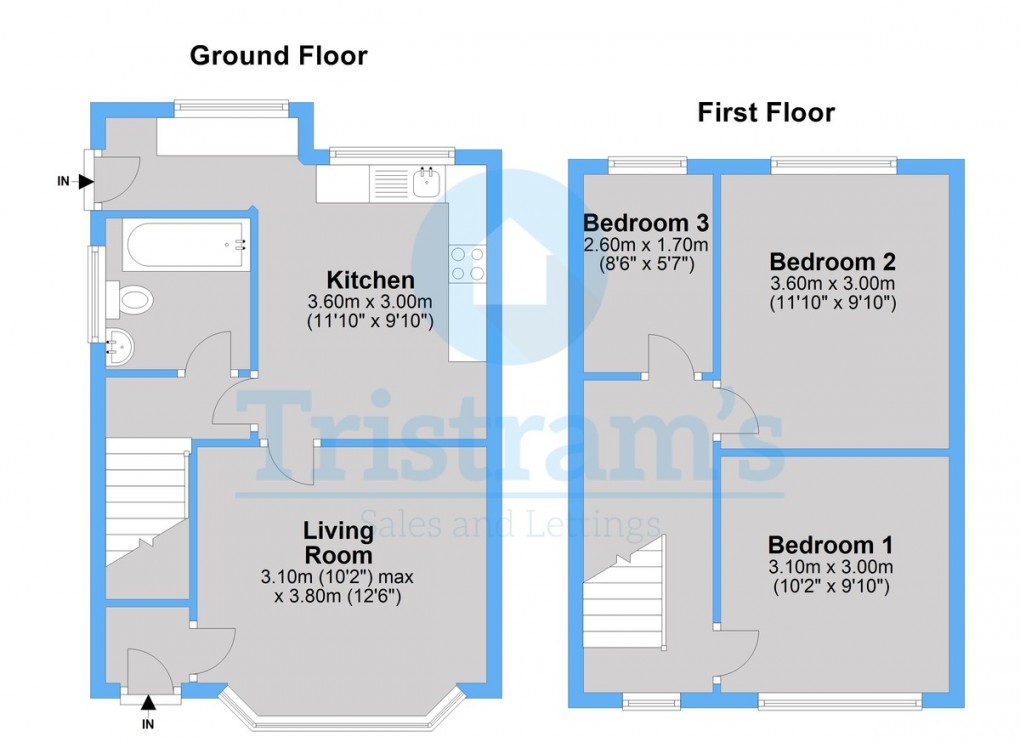 Floorplan for Myrtle Avenue, Stapleford