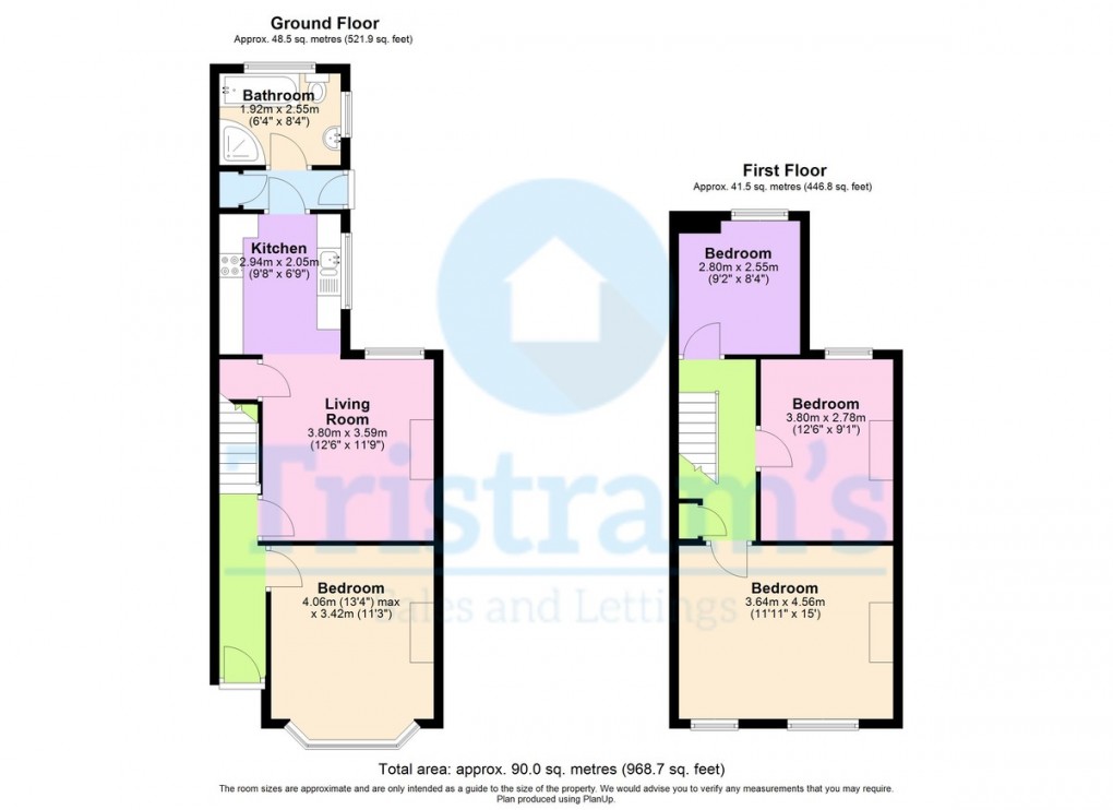 Floorplan for Elmsthorpe Avenue, Lenton