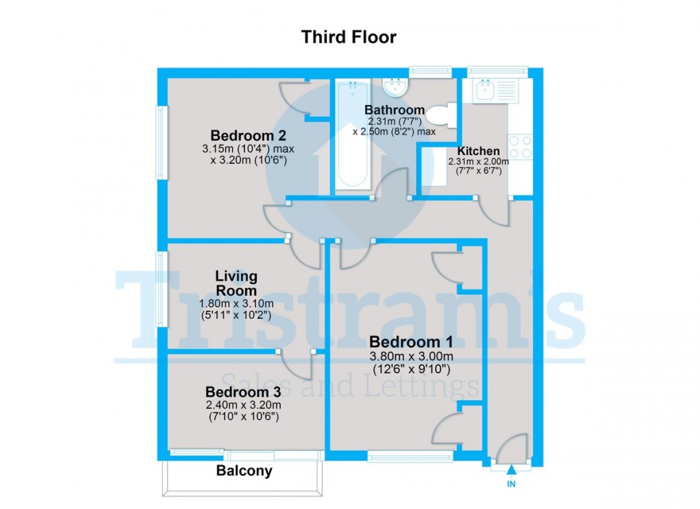 Floorplan for Loughborough Road, West Bridgford