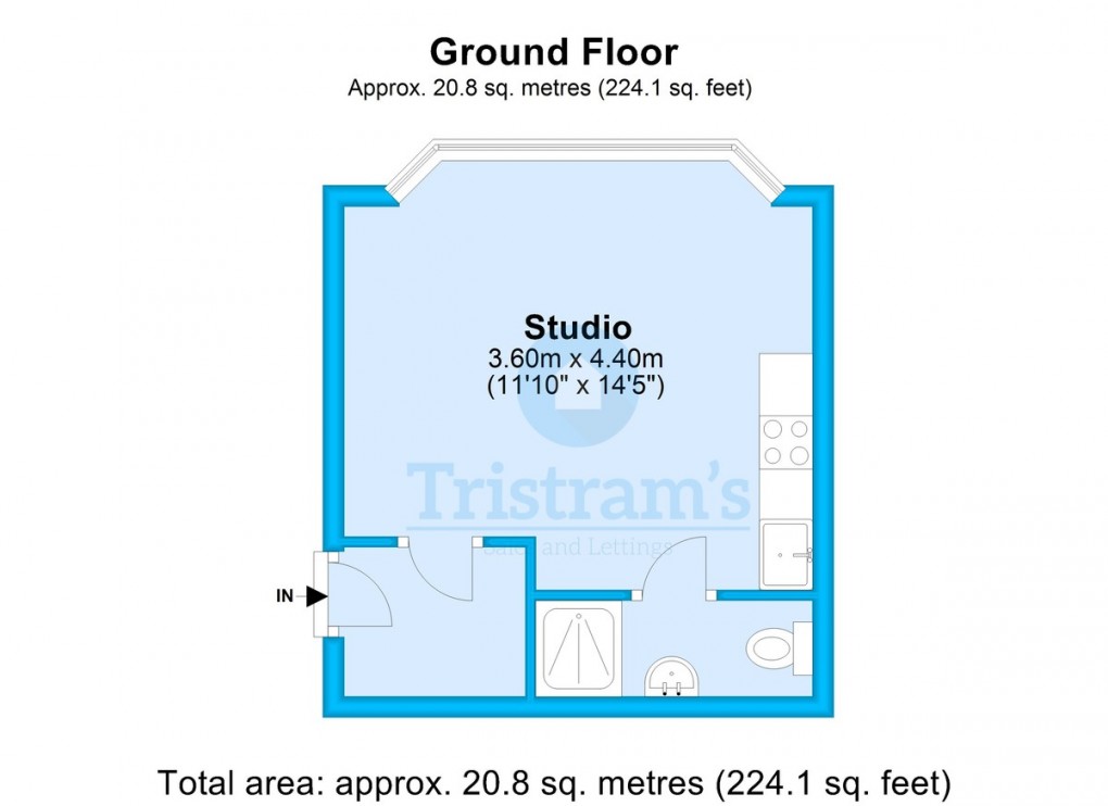 Floorplan for Foxhall Road, Nottingham