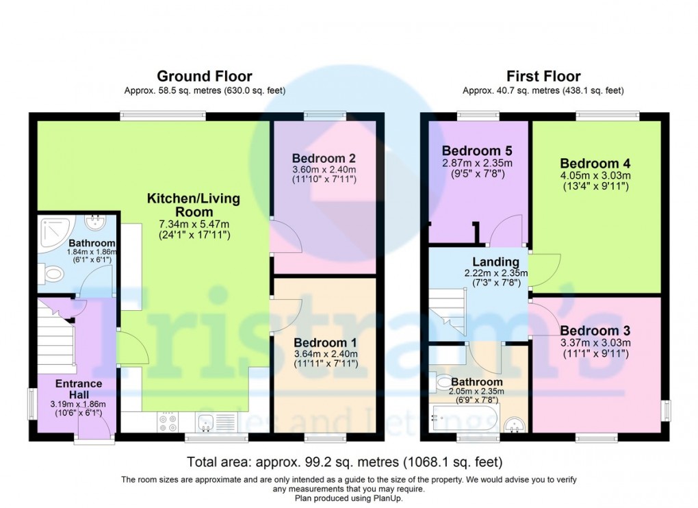 Floorplan for Alan Moss Road, Loughborough