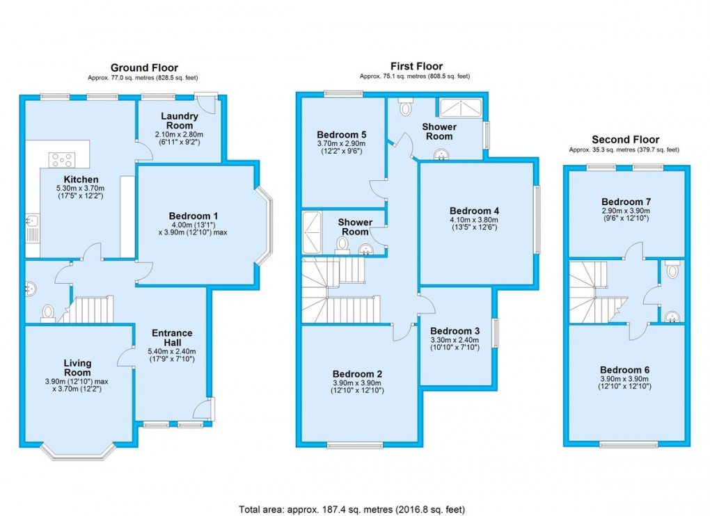 Floorplan for Rectory Road, West Bridgford