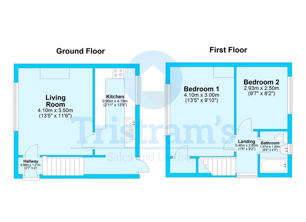 Floorplan for Enderby Square, Beeston, Nottingham