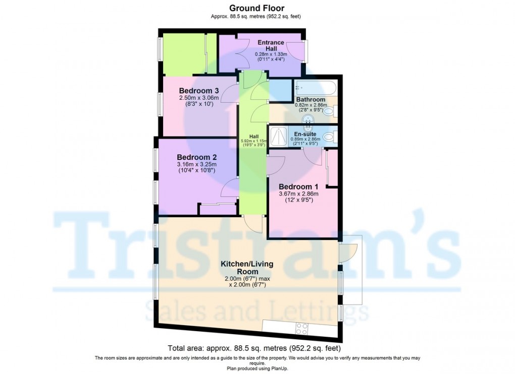 Floorplan for Enfield House, City Centre