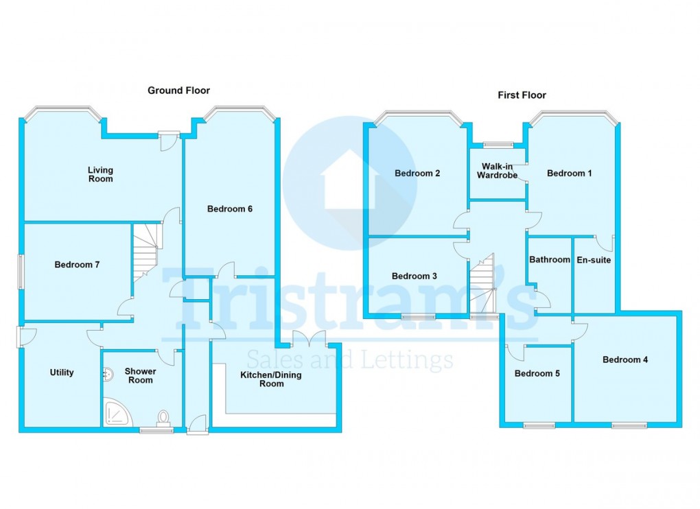 Floorplan for House Share - Room 7, Second Avenue