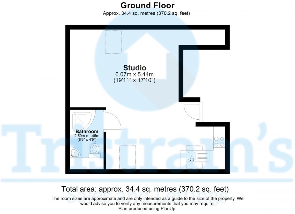 Floorplan for Bramcote Avenue, Beeston