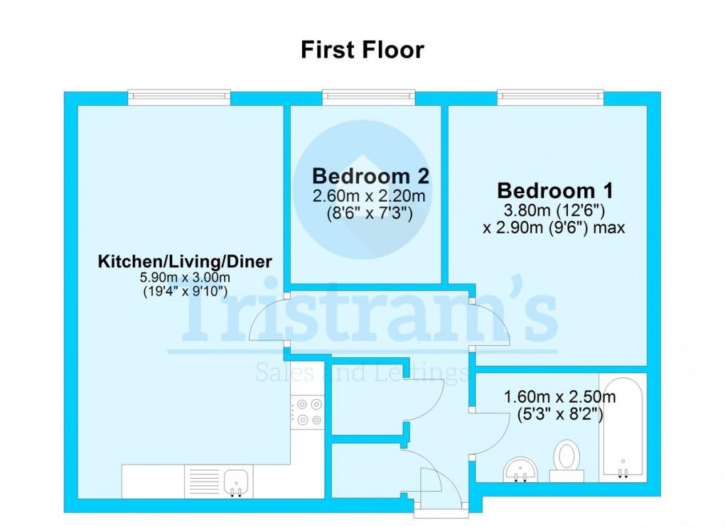 Floorplan for Linen House, Lenton