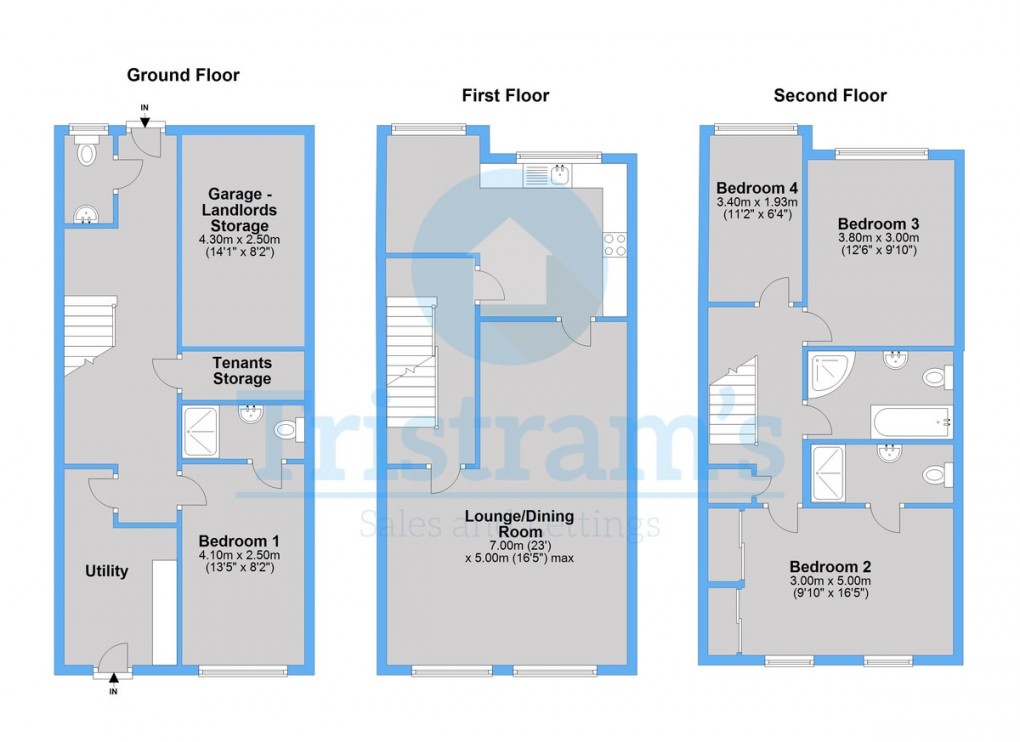 Floorplan for Slack Lane, Mackworth