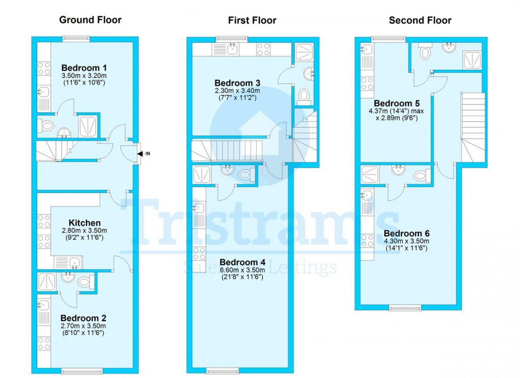 Floorplan for Eland Street, Hyson Green