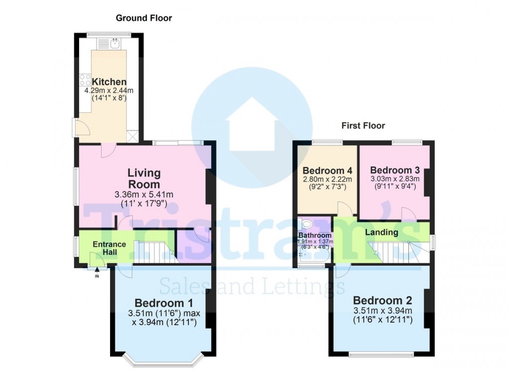 Floorplan for Abingdon Road, West Bridgford