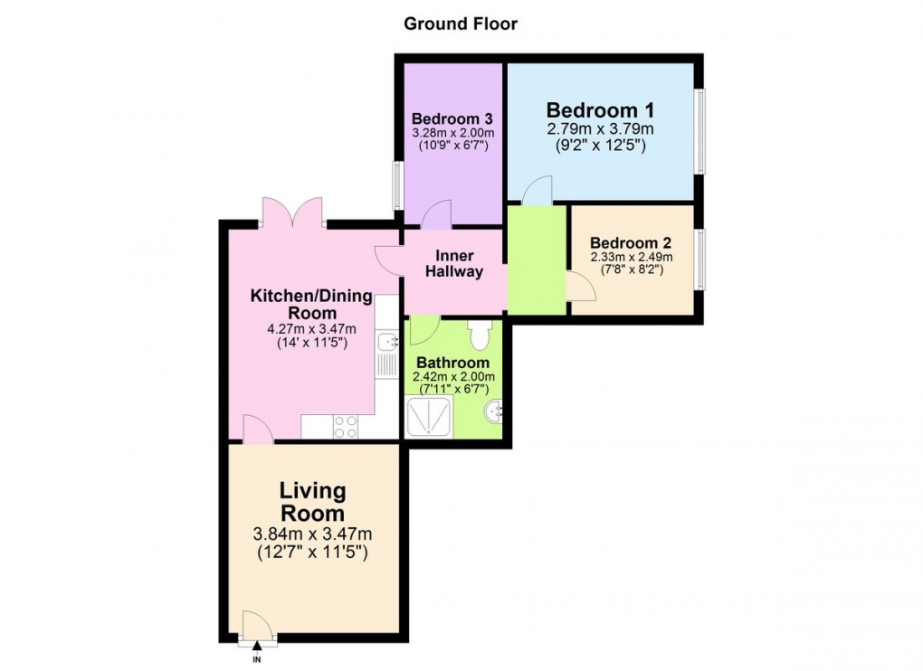 Floorplan for Katherine House, Alexandra Street