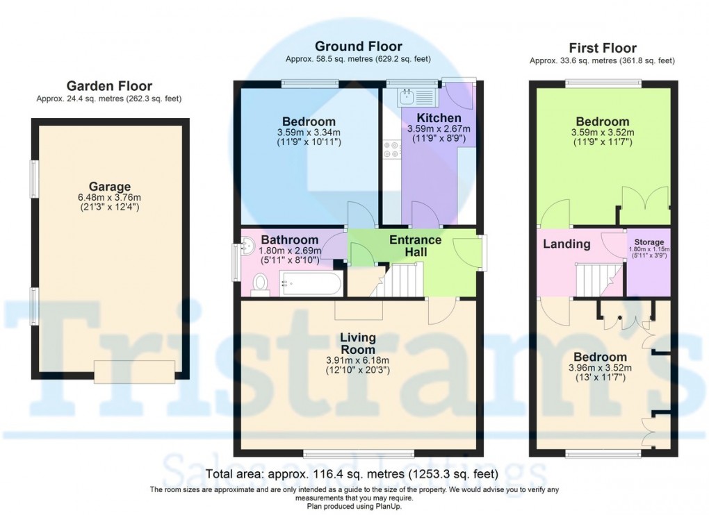 Floorplan for Lancaster Avenue, Stapleford