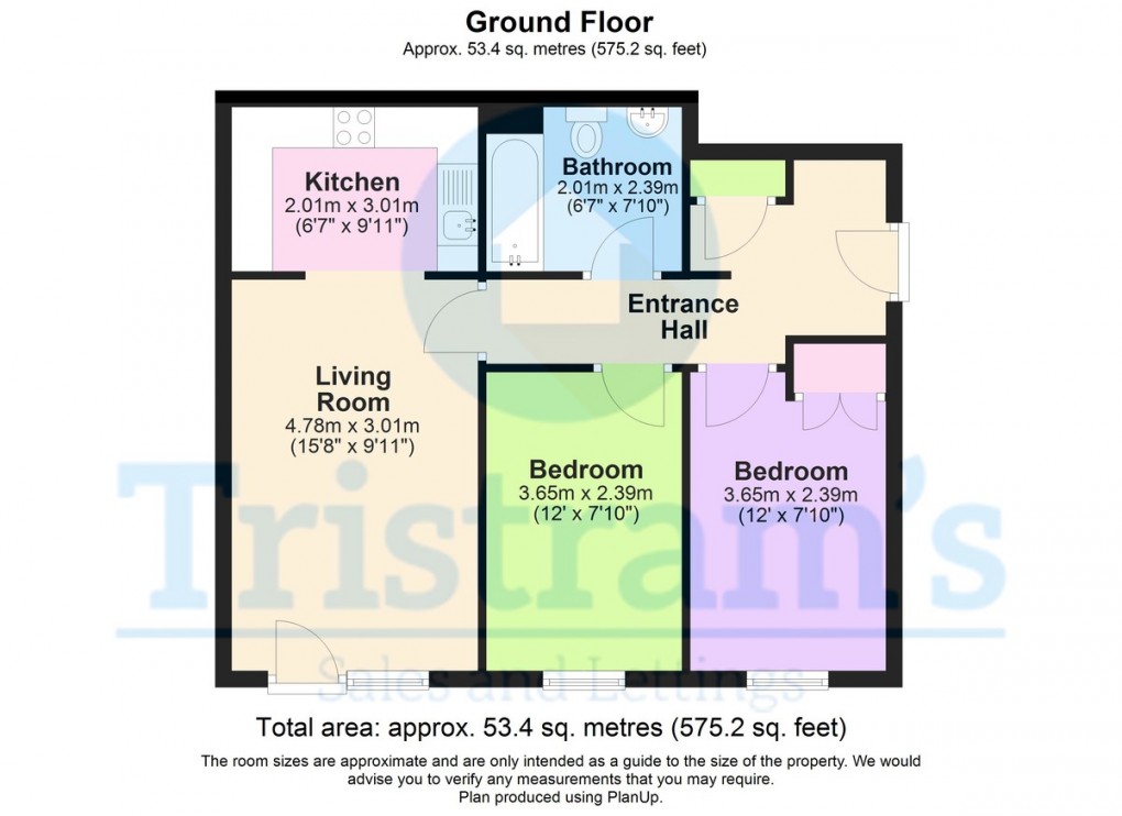 Floorplan for Ropewalk Court, City Centre