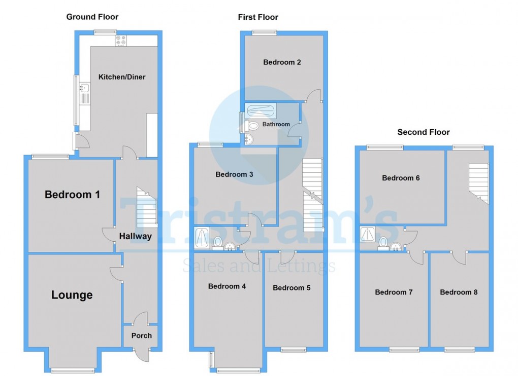 Floorplan for Loughborough Road, West Bridgford