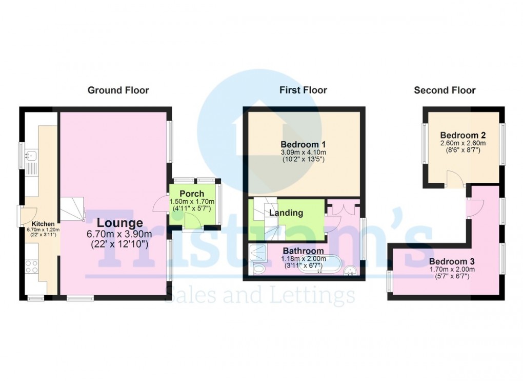 Floorplan for Nottingham Road, Stapleford