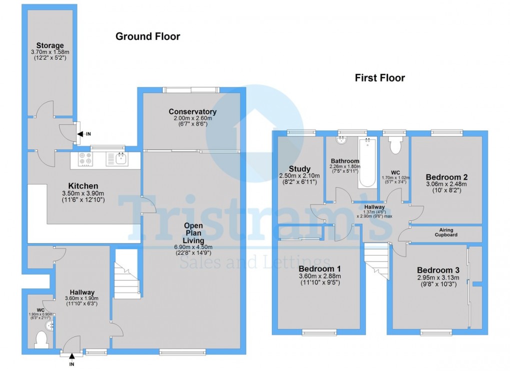 Floorplan for Forsythia Gardens, Lenton