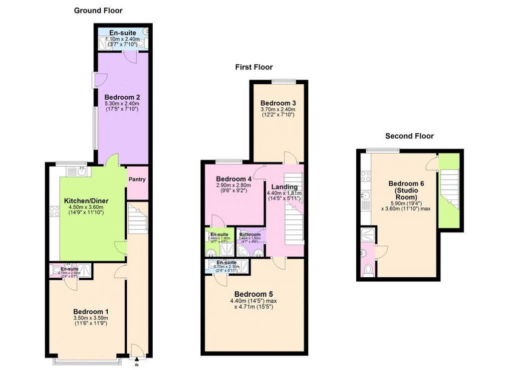 Floorplan for Fletcher Road, Beeston