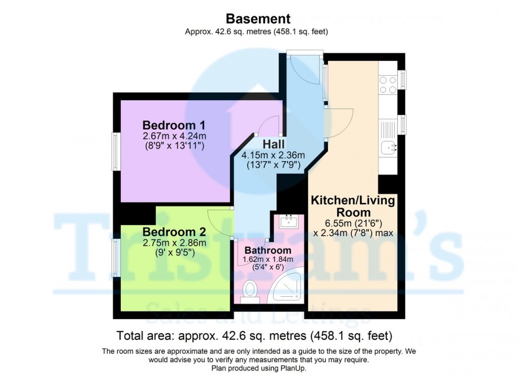 Floorplan for Church Street, Lenton