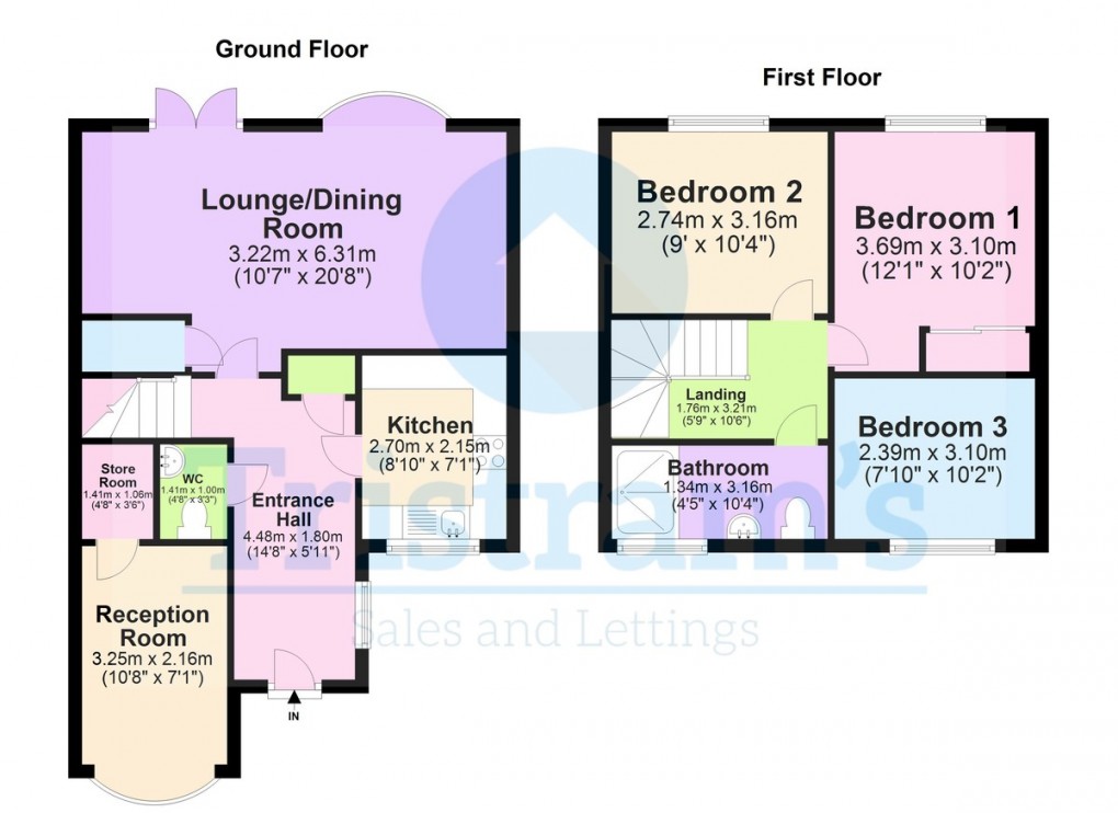 Floorplan for Russley Road, Bramcote