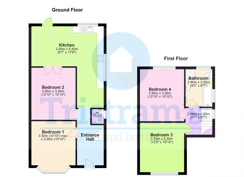 Floorplan for Ranelagh Grove, Nottingham