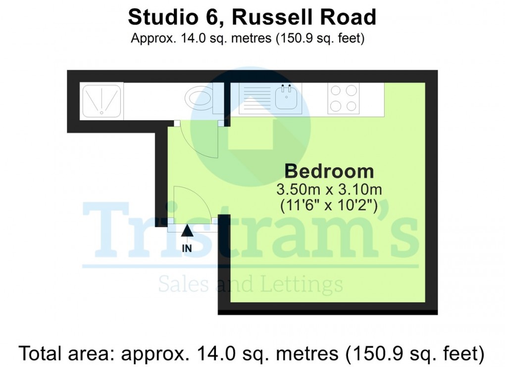 Floorplan for Russell Road, Forest Fields