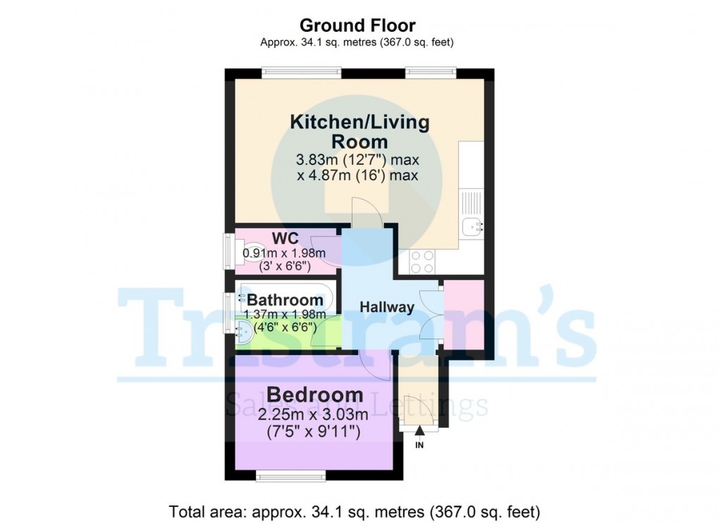 Floorplan for Burford Road, Nottingham