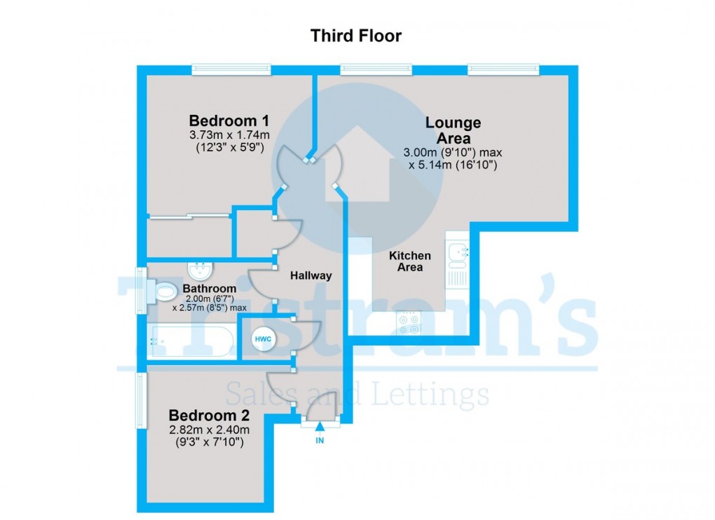 Floorplan for Thompson Court, Beeston