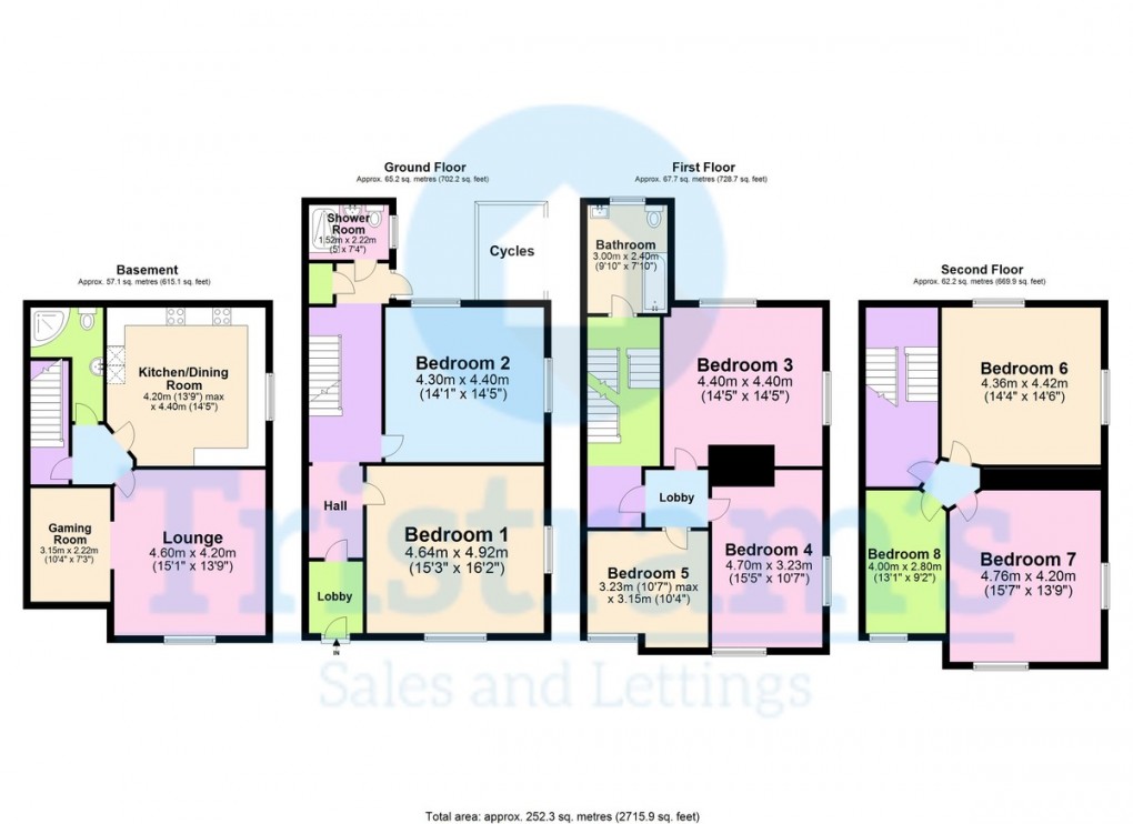 Floorplan for Mansfield Road, City Centre