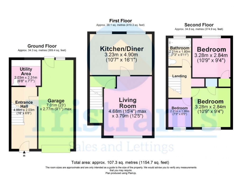 Floorplan for Warren Avenue, Stapleford