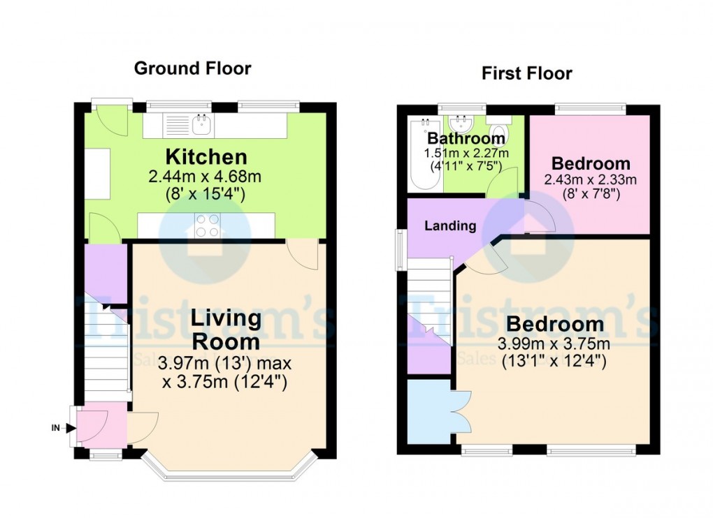 Floorplan for Park Crescent, Wollaton