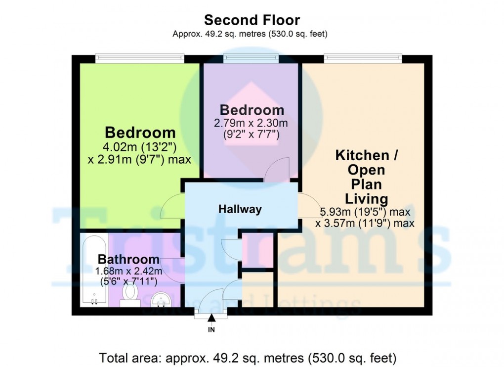 Floorplan for Linen House, Radford