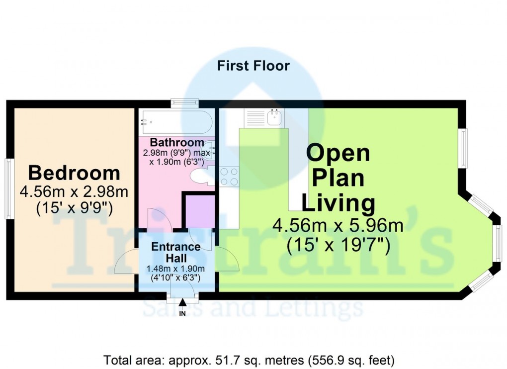 Floorplan for The Old Vicarage, Swinburne Street