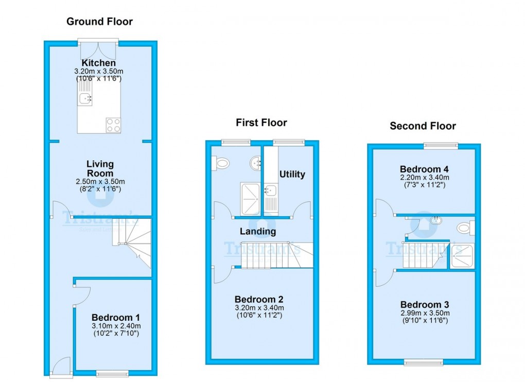 Floorplan for Bulwer Road, Lenton