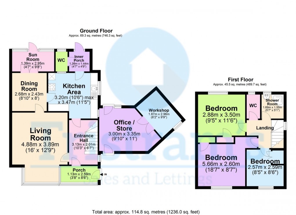 Floorplan for Ryecroft Street, Stapleford