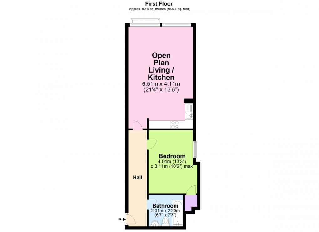 Floorplan for The Ice House, Bolero Square